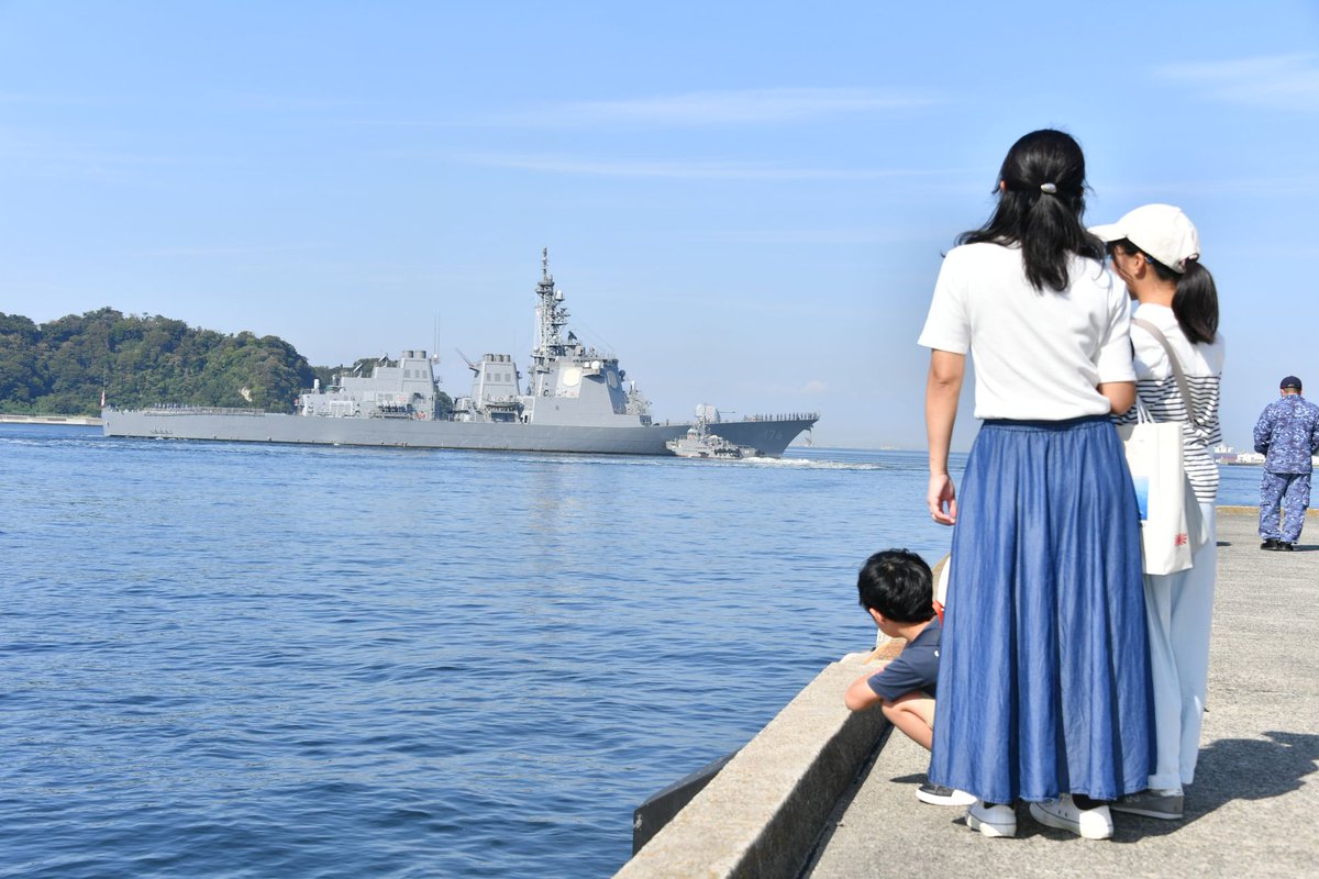 護衛艦「#ちょうかい」は #海自 として初となるスタンド・オフ防衛能力