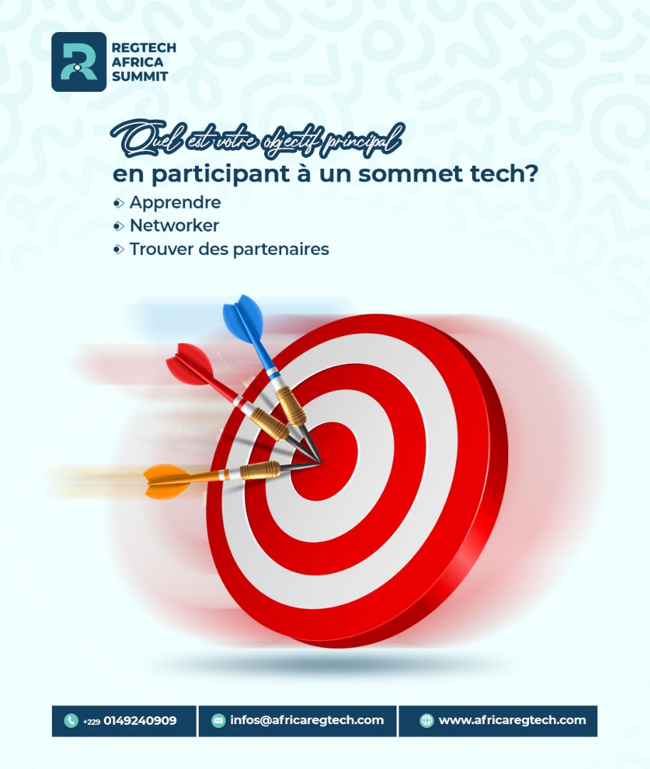 Africa_regtech's tweet photo. Chaque participant·e vient au RegTech Africa Summit 2025 avec un objectif.
 Partagez le vôtre : qu’espérez-vous en rejoignant ce rendez-vous majeur de l’innovation et de la régulation numérique en Afrique ?
#RegTechAfrica2025 #Innovation #AfriqueDigitale https://t.co/v98SNKVfBC