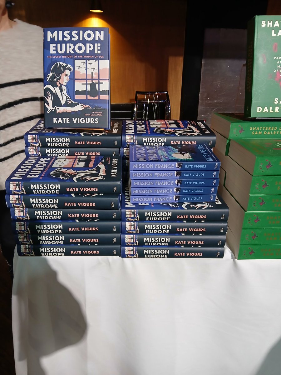 historical_kate's tweet photo. Yesterday was absolutely amazing. What an honour and privilege to speak at Dublin @HistFest. An enormous audience filled an iconic building &amp; I have never been prouder to tell the stories of the women of #SOE. Mission Europe sold out. @YaleBooks #author #historian https://t.co/S6ZSNbGUfU