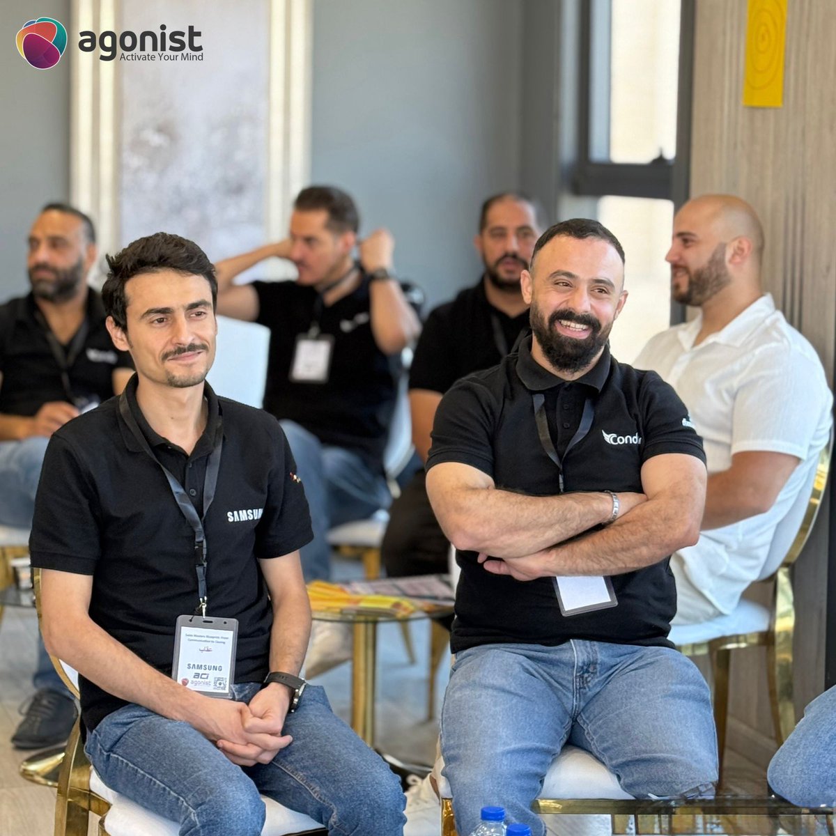 agonistconsult's tweet photo. برنامج تدريبي لشركة @samsung 

بعنوان بوصلة المبيعات الذكية: من التواصل الفعّال إلى الإقناع وإغلاق البيع

استمرت يومين كنمط ورش عمل ركزت على تطوير مهارات البيع الحديثة المتمحورة حسب حاجات العملاء في المعارض، والوعي بأساليب الإقناع للزبائن في مجال الكهربائيات https://t.co/8uXaPEQW9l