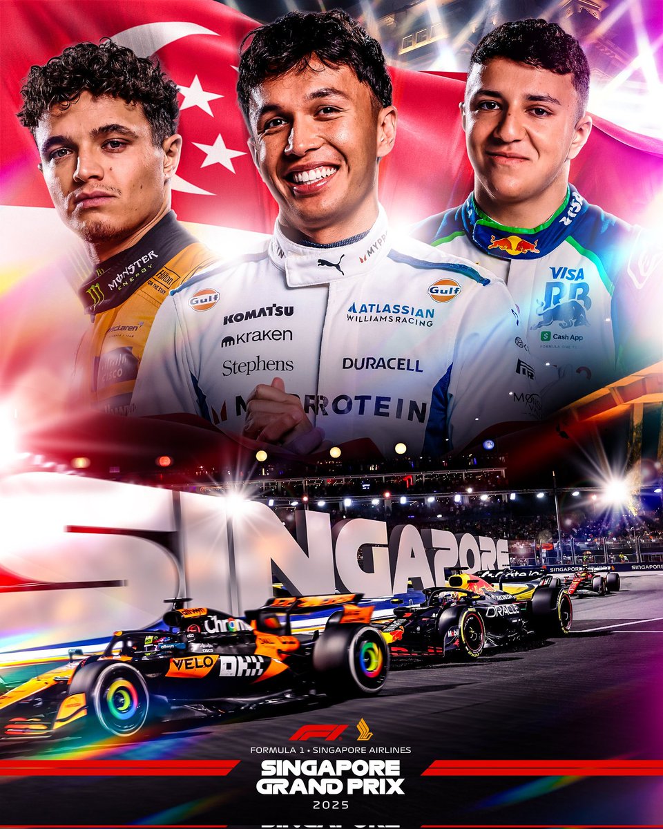 F1GhanaOfficial's tweet photo. Race Week returns! 🙌

We're back for the Singapore Grand Prix, and getting ready to race under the stars ✨

#F1 #SingaporeGP https://t.co/GmGIwz7hwY