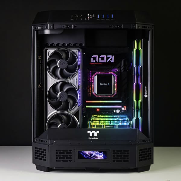 Thermaltake_UK_'s tweet image. Is black your colour? 🖤🔥
Meet the Thermaltake Tower 600 Black Edition – bold, powerful, and built to shine with every RGB detail.
🔗 @PCSpecialist  : bit.ly/3YZXIFY

#Thermaltake #Tower600 #pcbuilder #RGBSetup #GamingRigGoals