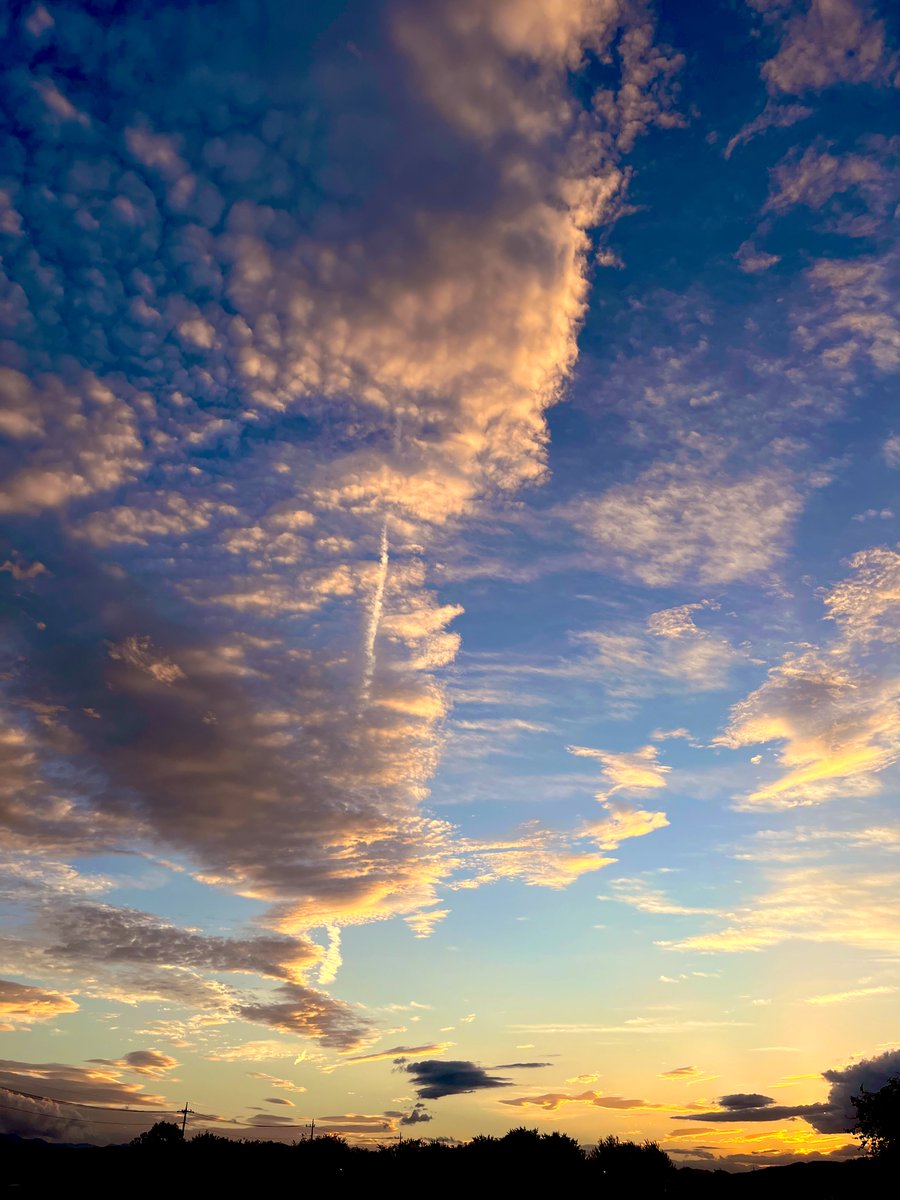 うん！素敵な空！
同じ空の下皆んな繋がってんだよね✨
人類皆兄弟‼︎👬✨😊

お疲れ様でした✨
＃人類皆兄弟
＃ありあと
＃感謝