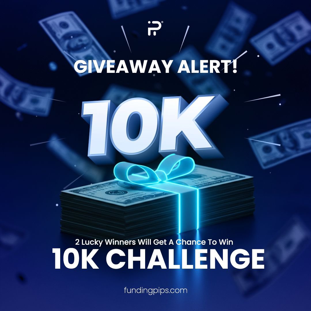Sayidabdulle_'s tweet photo. PROP ACCOUNT GIVEAWAY 🚨
Win 2 × $10K Challenge Accounts 🎉

How to enter:
✅ Follow @fundingpips @Khldfx @Sayidabdulle_
✅ Like &amp; RT
✅ Tag 3 traders
✅ Sign up with FundingPips to boost your chances!
https://t.co/PRetV5Yx72

Announcing Friday https://t.co/9Kl1fyplEY