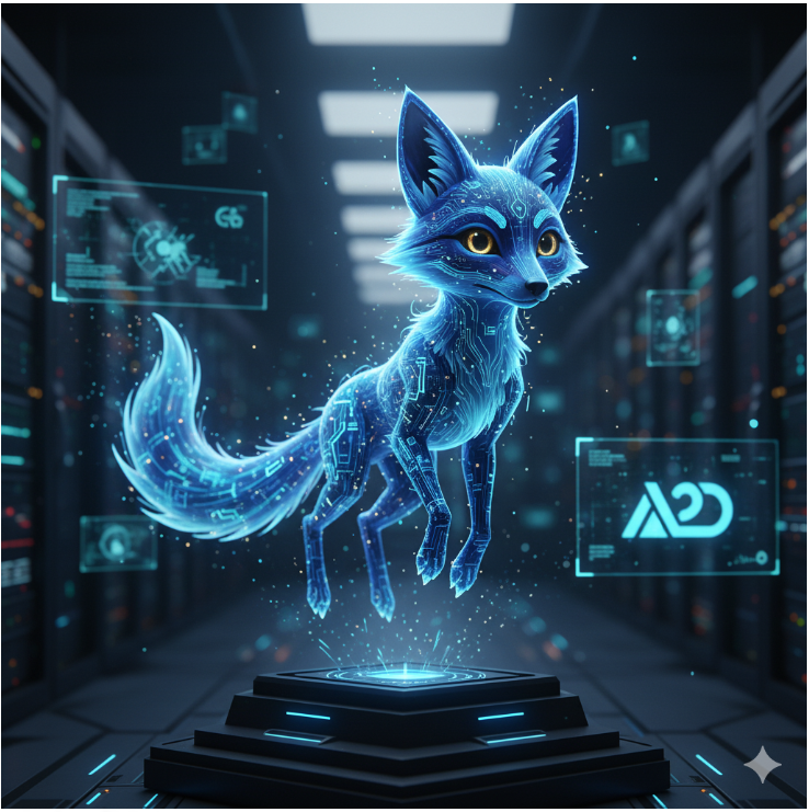 renzoriv's tweet image. My AI Mascot for @ai2dao_predict @TalentumID 

#monad #talentum