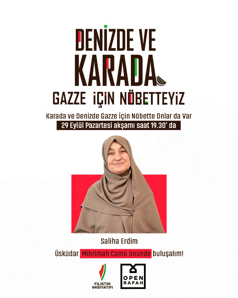 tulaygokcimen's tweet photo. Sumud gemileri dönene kadar nöbetteyiz! 

#GlobalSumudFlotilla https://t.co/DjLtIQ4VhK