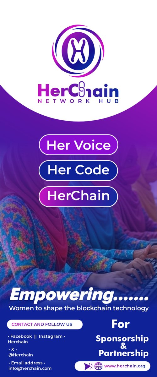 ✨New look, same mission 💜
HerChain is rebranding! We’ve refreshed our logo and designs to reflect the growth of our community and the bright future we’re building in Tech &amp; Web3. 🌍✨
What do you think of our new look?
#HerChain #Rebrand #WomenInTech #Web3 #Blockchain