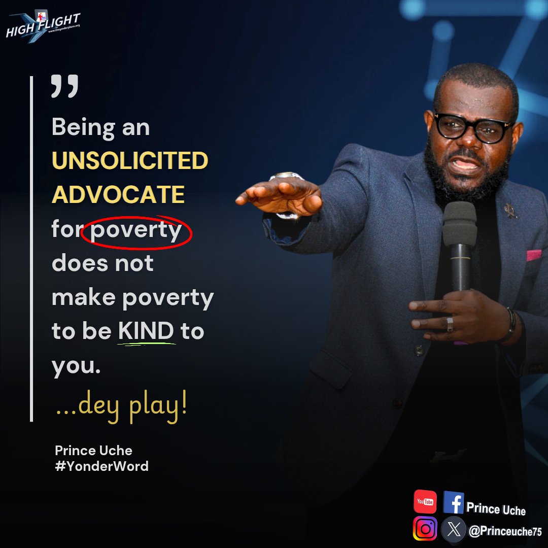 Princeuche75's tweet photo. Some people defend lack as if poverty will reward them for loyalty. Sincerely, poverty has no reward for lo...https://t.co/pjnqN2wCPH
Prince Uche
#YonderWord #KingdomWealth #DeyPlay #focus #workhard #hatdwork #prosper #nomaterialism #poverty #Blessing
https://t.co/mbOTdXeDj1 https://t.co/cll148hhhp