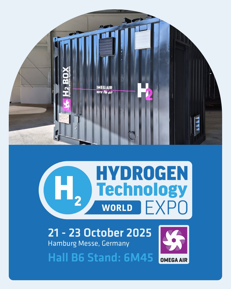 🌍Visit us at HYDROGEN TECHNOLOGY EXPO 2025 in Hamburg.

The expo is taking place from October 21 to 23, 2025 in Hamburg, Germany. 

Where to find us:
Hamburg Messe, Hall B6, Stand 6M45

Want to schedule a meeting at the expo? Reach out to us!