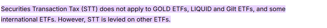 svbvikki's tweet photo. @UpstoxSupport Why are you charging 0.1% STT on GOLD ETFs ? 
Many sites are saying it is not applicable 
https://t.co/kGKCc0HN1p
https://t.co/J1IlIhMpED

https://t.co/VJrZTq55gc https://t.co/xJxkqky0wF