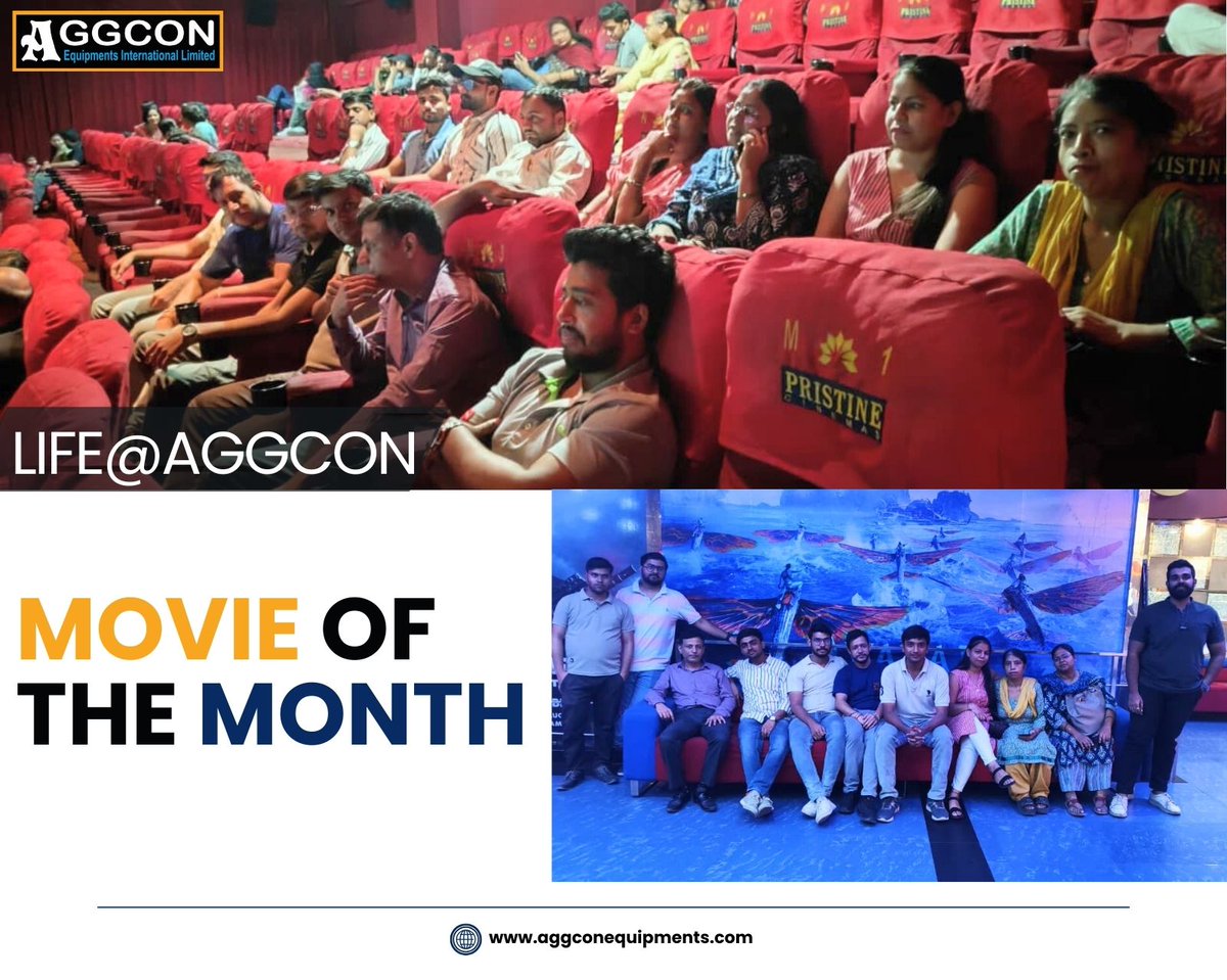 AGGCONEQUIPMENT's tweet image. 🎬 AGGCON Movie of the Month – September
We just watched Jolly LLB 3! ⚖️
A perfect dose of laughter, fun, and a little courtroom drama. 🍿
Refreshing our minds and enjoying some team time—this is how we recharge!

#AGGCONMovieOfTheMonth #JollyLLB3 #TeamFun #MindRefresh…