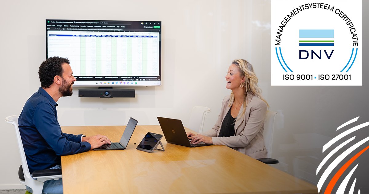 Goed nieuws: Tredion is nu óók ISO 9001 gecertificeerd!
Samen met onze ISO 27001-certificering bewijst dit dat we kwaliteit, veiligheid en klanttevredenheid altijd voorop zetten. #nextlevel #IOS9001 #ISO27001