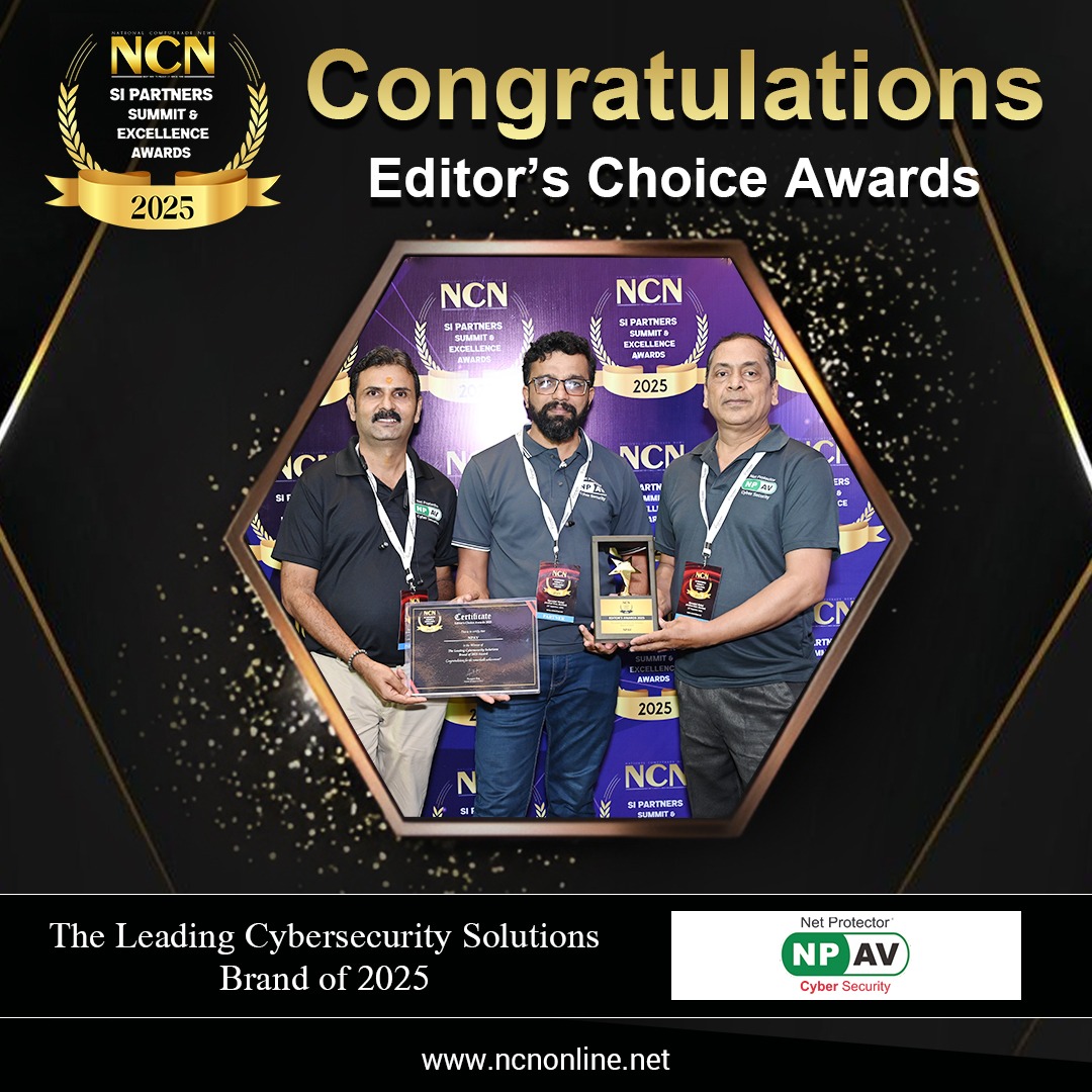 ncnmagazine's tweet image. Net Protector Antivirus Wins The Leading Cybersecurity Solutions Brand of 2025 at 4th NCN-SI Partners Summit 2025!

Glimpse Link: photos.app.goo.gl/BQCxj39xaabRDz…

Glimpse Video Link: youtu.be/YflXqdBNQSE

@netprotector #NetProtector #SIPartnersSummit #ncnmagazine #ncnonline #NCN