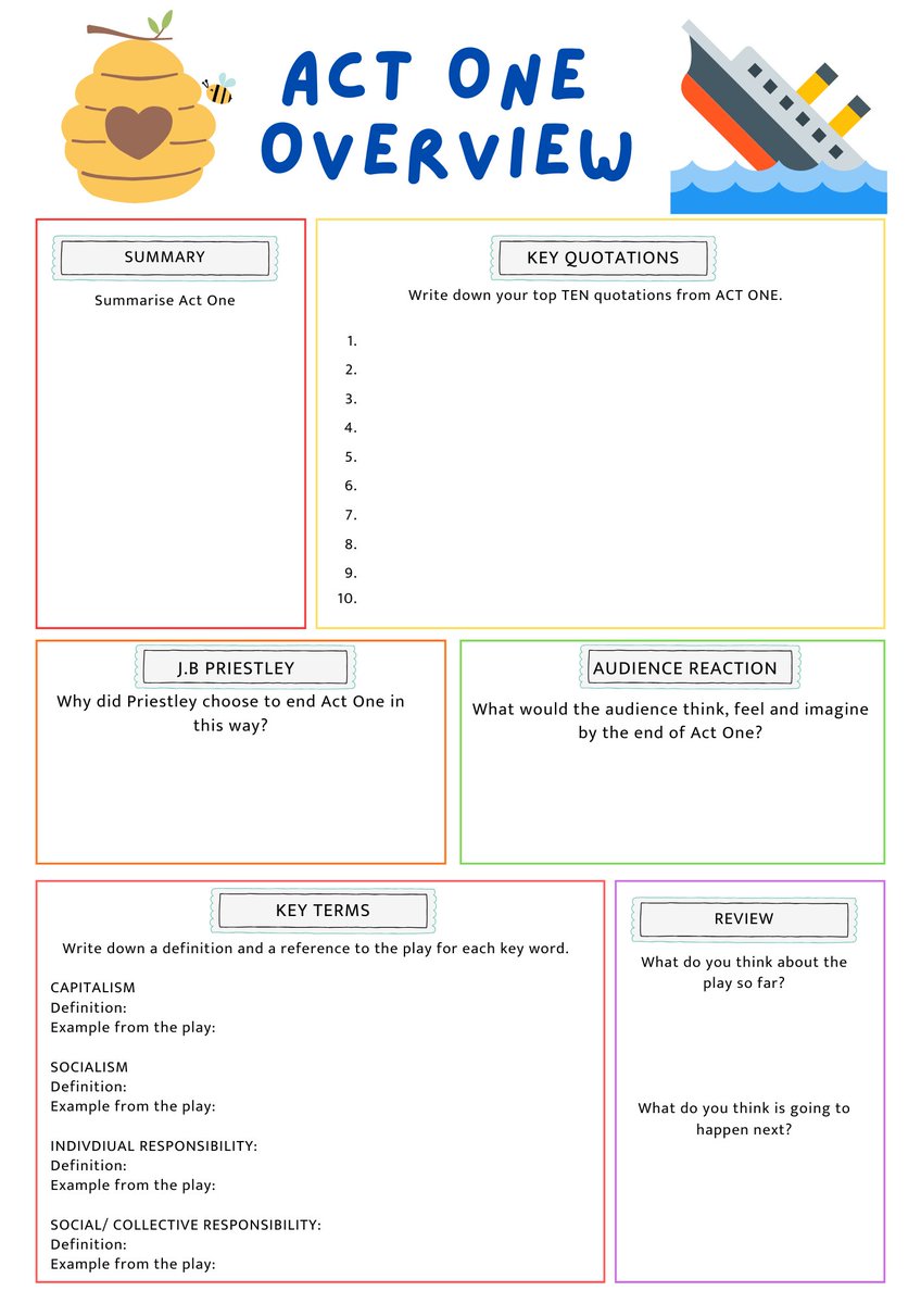 🌟NEW RESOURCE ALERT!🌟

Get your #ActOne #review of #AnInspectorCalls today! 
tes.com/teaching-resou… 

🕵️#Summary
💍Key #Quotations
🍾#Writer's Intentions
🐝#Audience reaction

#English #GCSE #Reading #Character #KeyTerms  #Review #AQA #Resources #Teaching