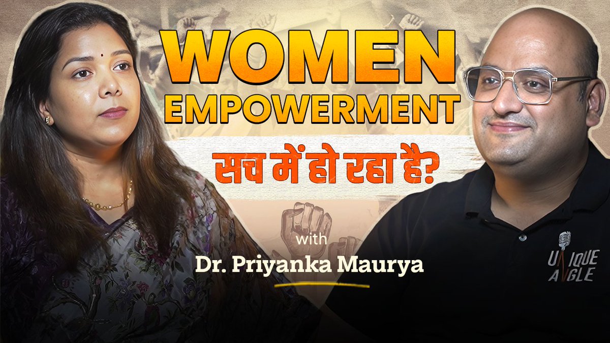 Had an insightful conversation with <a href="/dpriyankamaurya/">Dr. Priyanka Maurya</a> on women empowerment, politics &amp; leadership.
Her journey is powerful, honest &amp; truly inspiring.
🎙️ Watch the full podcast here: youtu.be/ihsUsE8PJtM

#Podcast #WomenEmpowerment #Politics #Leadership
