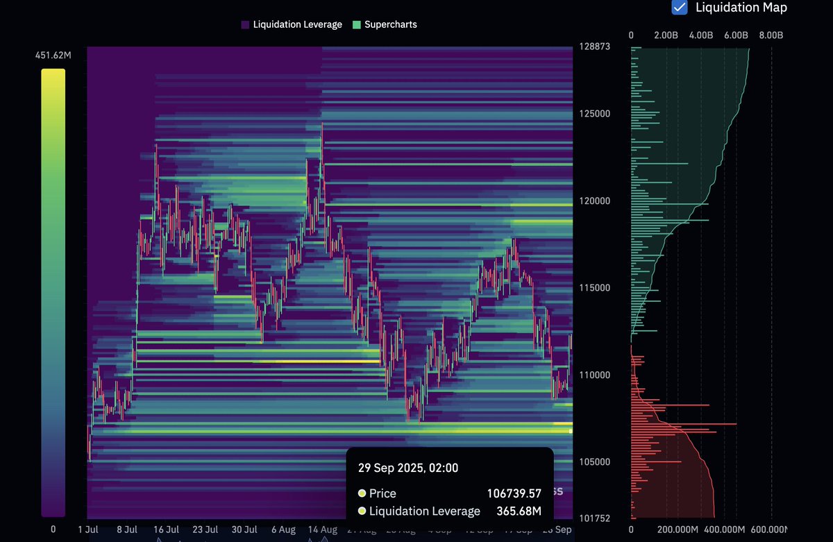 Do you think cryptos will return without taking the huge liquidation on $btc? 

First 106k then 120k 🫰