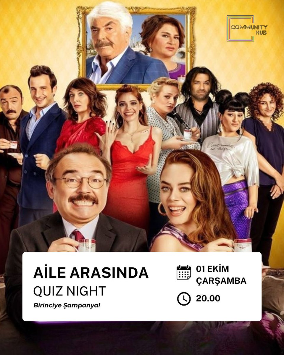 Solmaz'ın katarsis açıklamasını birebir hatırlıyor musun?

Aile Arasında Quiz Night 1 Ekim Çarşamba günü Community Hub Üst Kat'ta!
Biletler: bubilet.com.tr/istanbul/etkin… 
#AileArasında