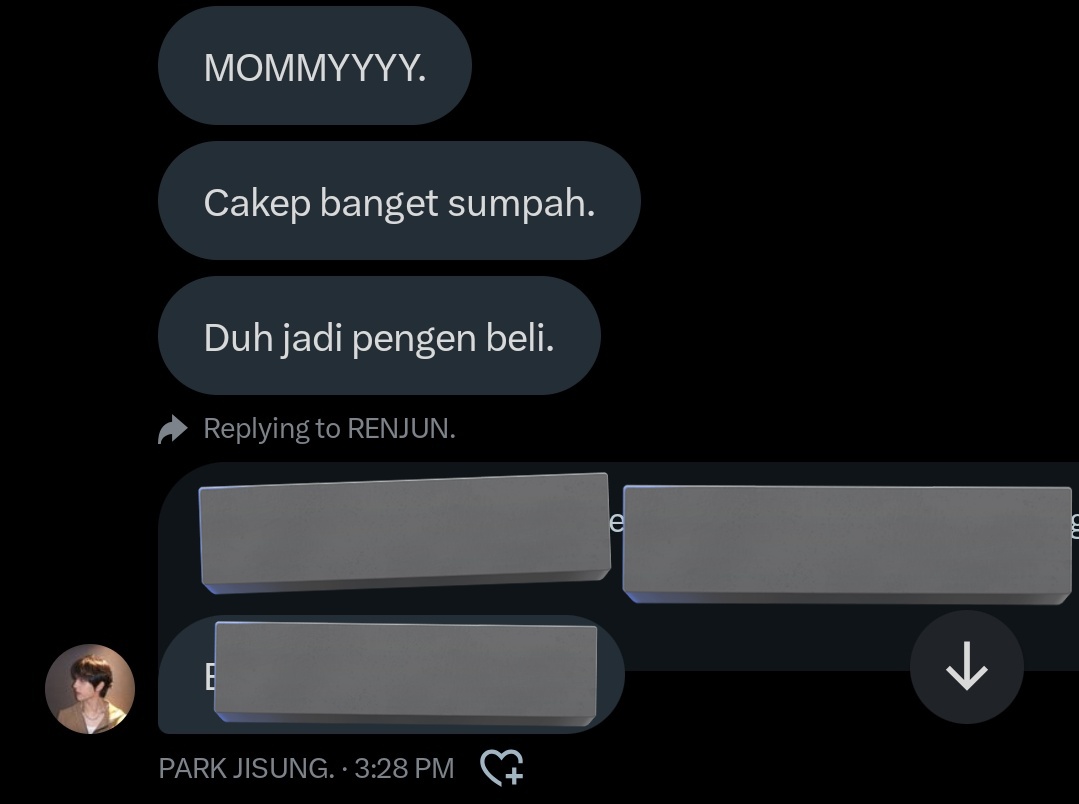 reljun's tweet image. Pic i sent                         The response