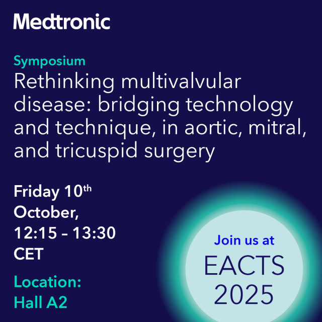 ciara_holohan's tweet photo. Get ready to rethink multivalvular disease. Join our lunch symposium and hear Pieter Kappetein, Gintautas Bieliauskas, Tom Verbelen, Robert Klautz, Dincer Aktuerk and Omer Dzemali discuss about technologies and techniques in aortic,... #MedtronicEmployee https://t.co/VCIRm3Wdzx https://t.co/QE3PVpmSN5