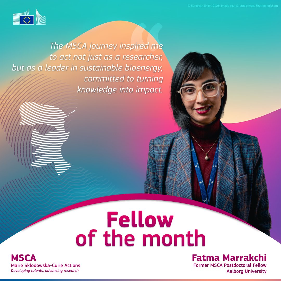 From food scraps to sustainable fuel♻️

Fatma Marrakchi, our September #MSCA Fellow of the Month, turns waste into biocrude oil.

On the International Day of Awareness of Food Loss &amp; Waste, her work shows how waste can power a cleaner future.
link.europa.eu/N6mcbH

#FoodWasteEU