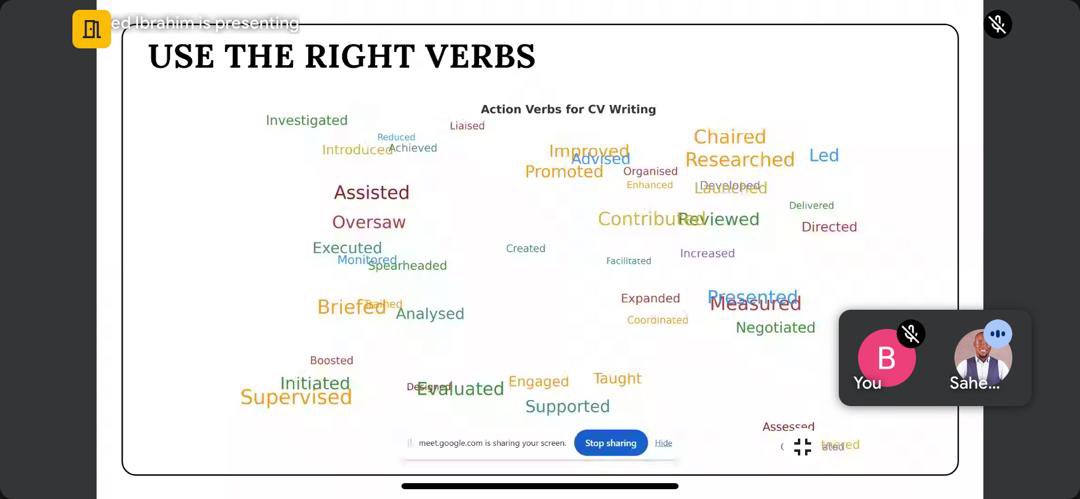 BioSafe_Network's tweet photo. Thanks for joining our #BioSafeNetwork webinar on CV Writing Tips! 💙

Shoutout to Saheed Ibrahim for the gem: “Your CV is a living document, not a one-time draft.”💡

👉 Follow @biosafenetwork for more: https://t.co/vhUHi7FlK5

#biosecurity #biosafety #africa https://t.co/WVaXxl9xuT