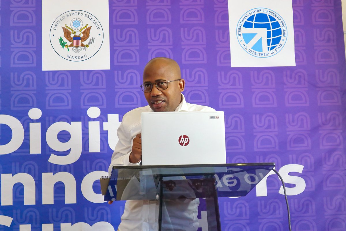 DIS_Lesotho's tweet image. At #DIS2025, Thibello Raliete emphasized the power of AI, IoT &amp;amp; Embedded Systems to solve challenges in healthcare, agriculture &amp;amp; energy. With 15+ years advancing digital literacy, he called for ethical, collaborative innovation to drive real-world impact. 🌍🤖

#AIForImpact #Les