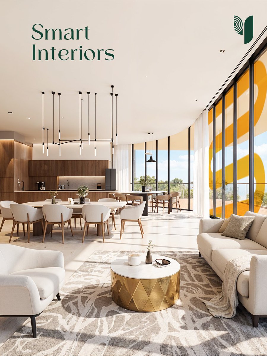 Floor-to-ceiling windows, open layouts and natural textures. Homes at Yenaier are designed to let the light in. ☀️ #BrightSpaces