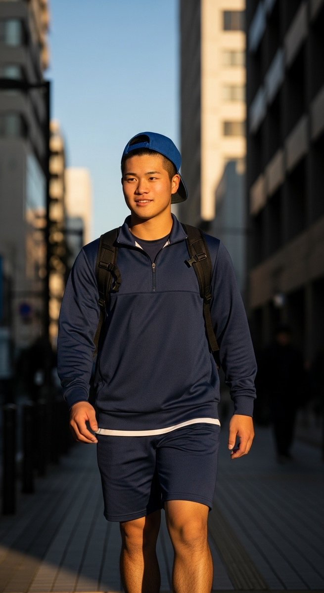 夜はだんだん早く。

#AI男子 #aiboy