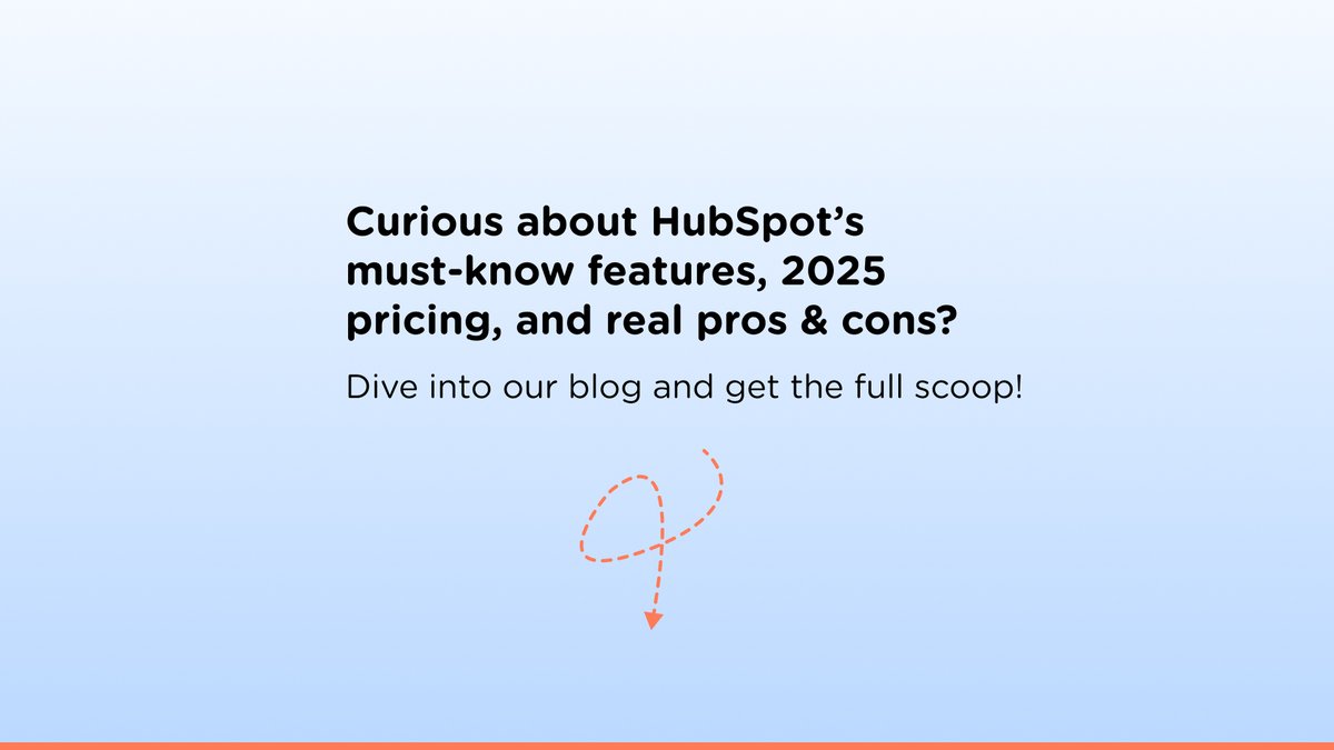 SupportYourApp's tweet image. #HubSpot: How effective is it really?

Our Chief Marketing Officer, Maryna, takes a deep dive into one of the most popular #CRMs out there.

✅ Key features &amp;amp; capabilities
💸 2025 CRM pricing 
⚖️ Benefits &amp;amp; disadvantages that matter
➕ And much more

🔗 supportyourapp.com/blog/hubspot-c…
