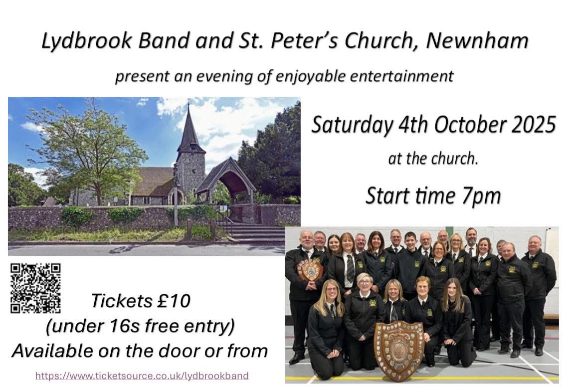 Don’t miss our concert, this Saturday in Newnham-on-Severn. We will present a varied programme which will guarantee something for everyone. Tickets on sale now but also available on the door. We look forward to seeing you there!