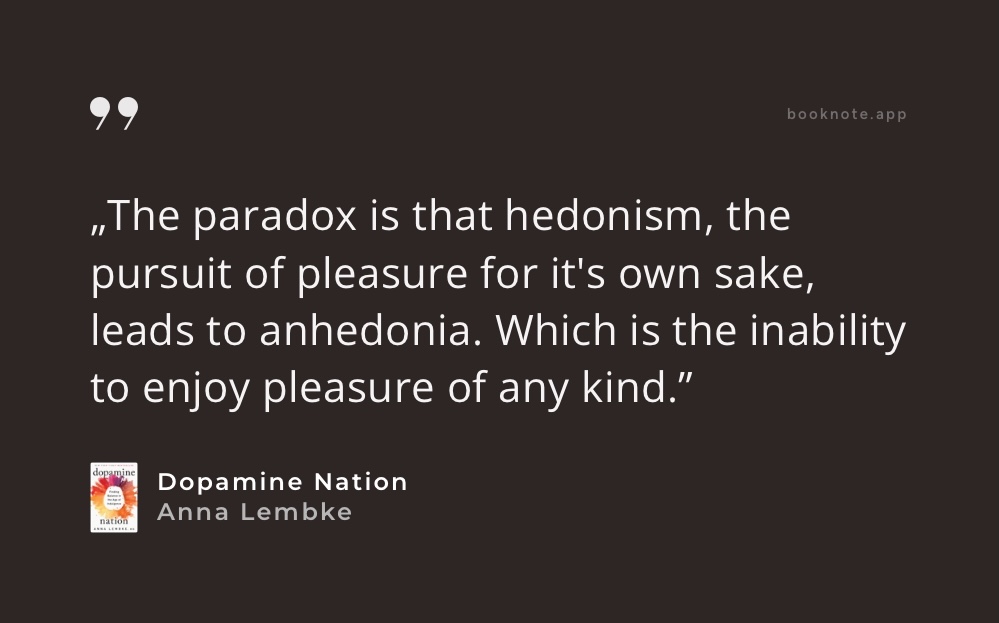 the paradox of hedonism