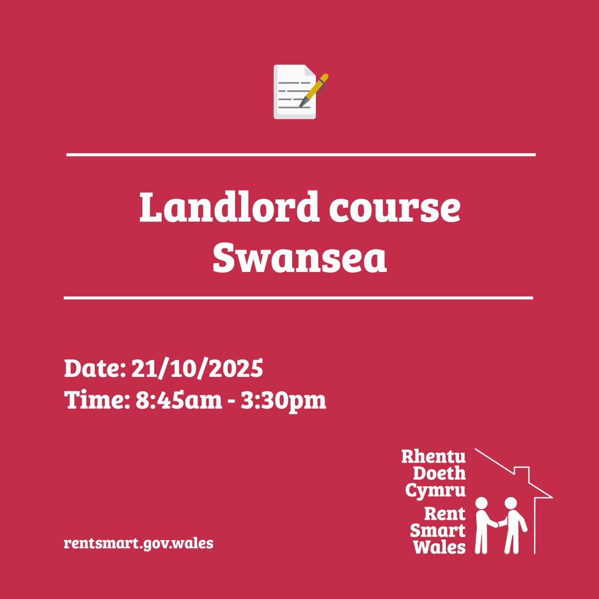 Need to complete landlord licensing training?

We’ve got a classroom course in Swansea on 21 October 2025.
 
👉 Sign up here: orlo.uk/xghzK
 
This course is suitable for first licence applications and renewals.
