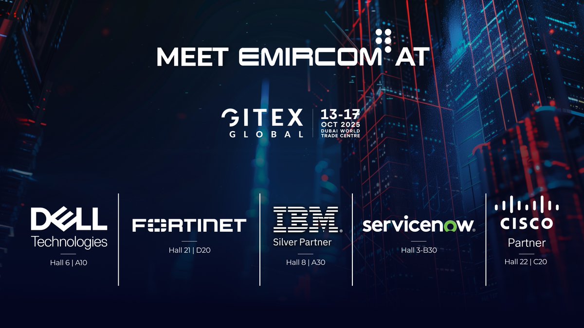 Meet us at <a href="/GITEX_GLOBAL/">GITEX GLOBAL</a>  2025 — where innovation meets impact.

From secure infrastructure to #AI-powered operations, our experts will be on the ground across multiple #partner stands; ready to explore how we can help you transform, scale, and lead.

📍 Cisco – Hall 22, C20
📍