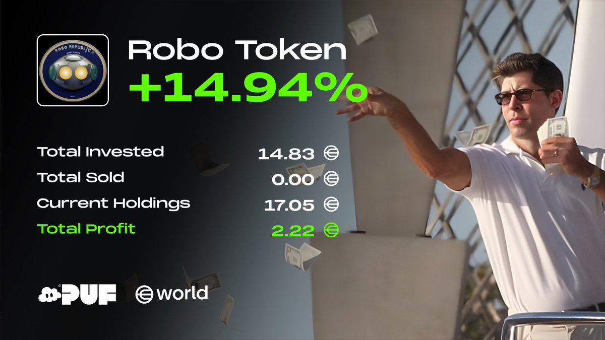 KosinchaiArtist's tweet image. @PufLaunch 🔥🔥 #TOKEN2049Singapore #worldcoin #RoboToken