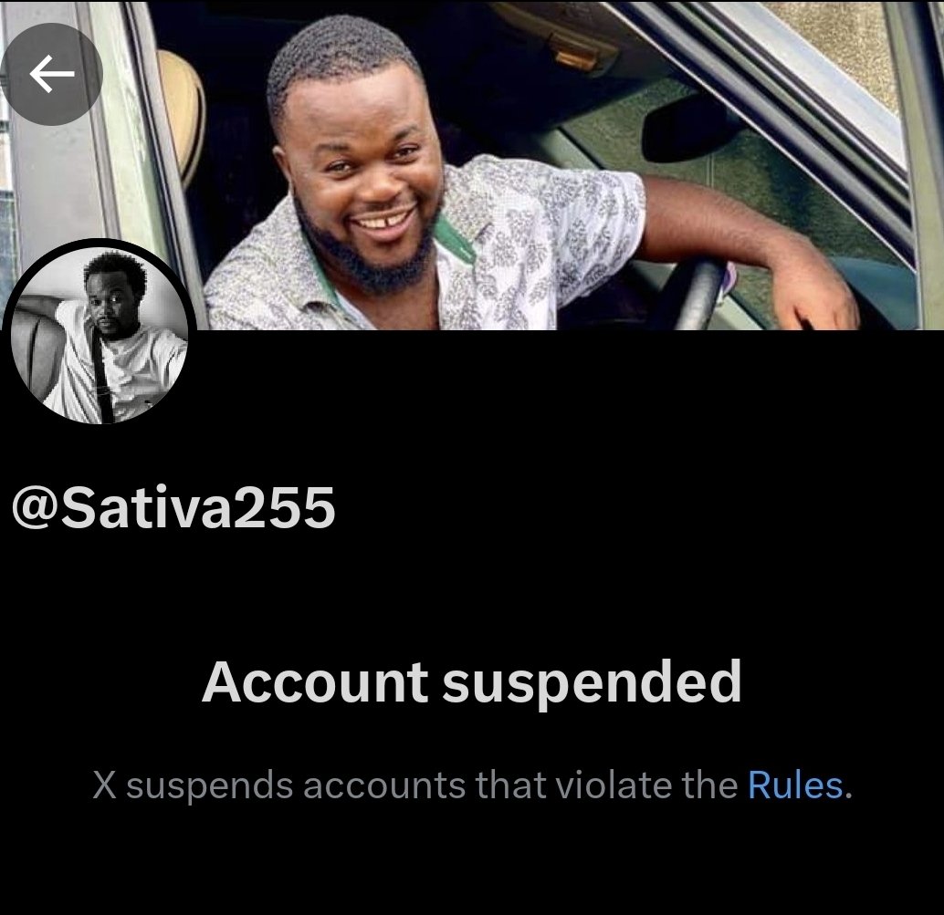 sukununu01's tweet photo. Repost zifike 2K Bila kuchoka 🤲🤲🤲

🚨: Please help!
Tag @elonmusk @Support to reinstate @sativa255 (143K followers). He is a human rights defender &amp; and a victim of political persecution. Silencing him = silencing truth.
#UnsuspendSativa255 #FreedomOfSpeech https://t.co/Z1EbAD42Qu