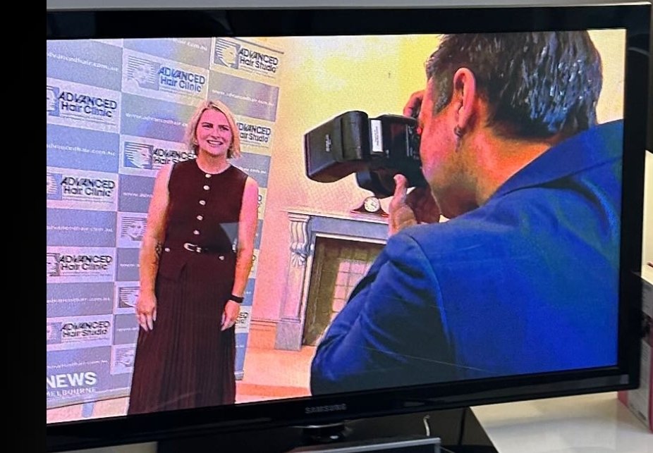 My head on not one, but two, TV networks nightly news today! Ch10 and Ch7.
