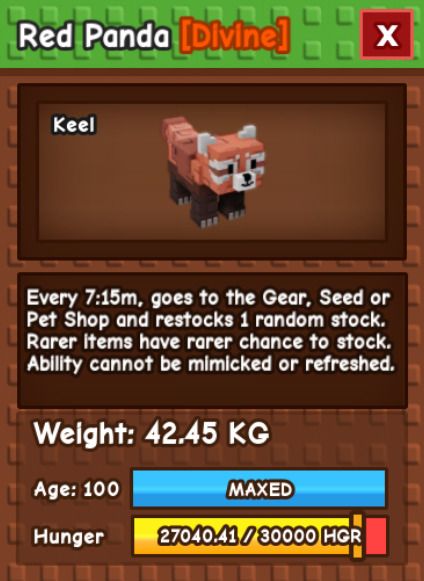 rblx_nusantara's tweet photo. 🔥GIVEAWAY PET GAG BUAT 2 ORANG PEMENANG

2 pet lumayan op:
- mega red panda 40kg
- red panda 42kg (nonmut)

syarat giveaway:
1. follow akun ini
2. rt postingan ini dan reply dengan kata "done" / "fb" kalau yang mau di fb
3. jgn di kunci akunya

ditutup pukul 29/09/25 21.00 WIB https://t.co/TjlcTgYzSO