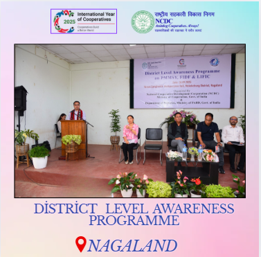 mdncdc's tweet photo. NCDC LINAC, RTC- Guwahati & Dept. of Fisheries, Govt. of India organized a One-Day District Level Awareness Programme under PMMSY/FIDF/ LIFIC at Mokokchung District, Nagaland.
The programme was inaugurated by Shri R. Bendang Ao, Joint Registrar of Cooperative Societies (Jt. RCS), Govt. of Nagaland & MD, MARCOFED. Shri Robert H. Touthang, RD, NCDC, Guwahati delivered the Keynote address. The programme was attended by around 160 participants from various Fisheries Cooperative Societies of Mokokchung and officials from Cooperation department and Fishery department of Mokokchung, Nagaland.