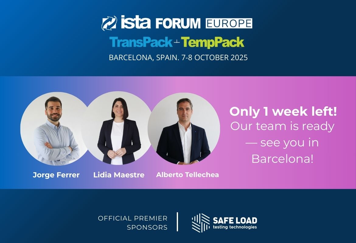 SafeloadTesting's tweet image. 🗓 Only 1 week left — Join us at ISTA Forum Europe 2025 in Barcelona!
Discover our latest tech in transportation simulation, validation & packaging optimization.
Meet the Safe Load Testing team!
👉 safeloadtesting.com
#ISTAForumEurope2025 #SafeLoadTesting #PackagingTesting