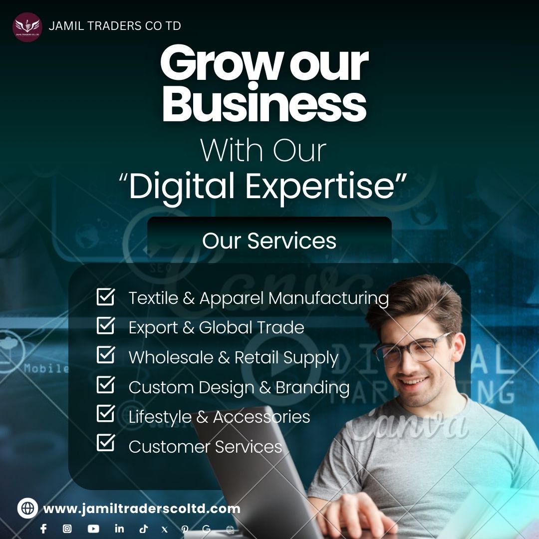 jamiltradersco's tweet photo. 🚀 Grow with JAMIL TRADERS CO. LTD
We’re not just building a business, we’re building trust &amp; quality. 🌟
Together, let’s create success that lasts.
#BusinessGrowth #Trust #Quality #JTCL #Success #jamil #jamiltraders #jamiltraderscoltd https://t.co/2gX8fIJoZx