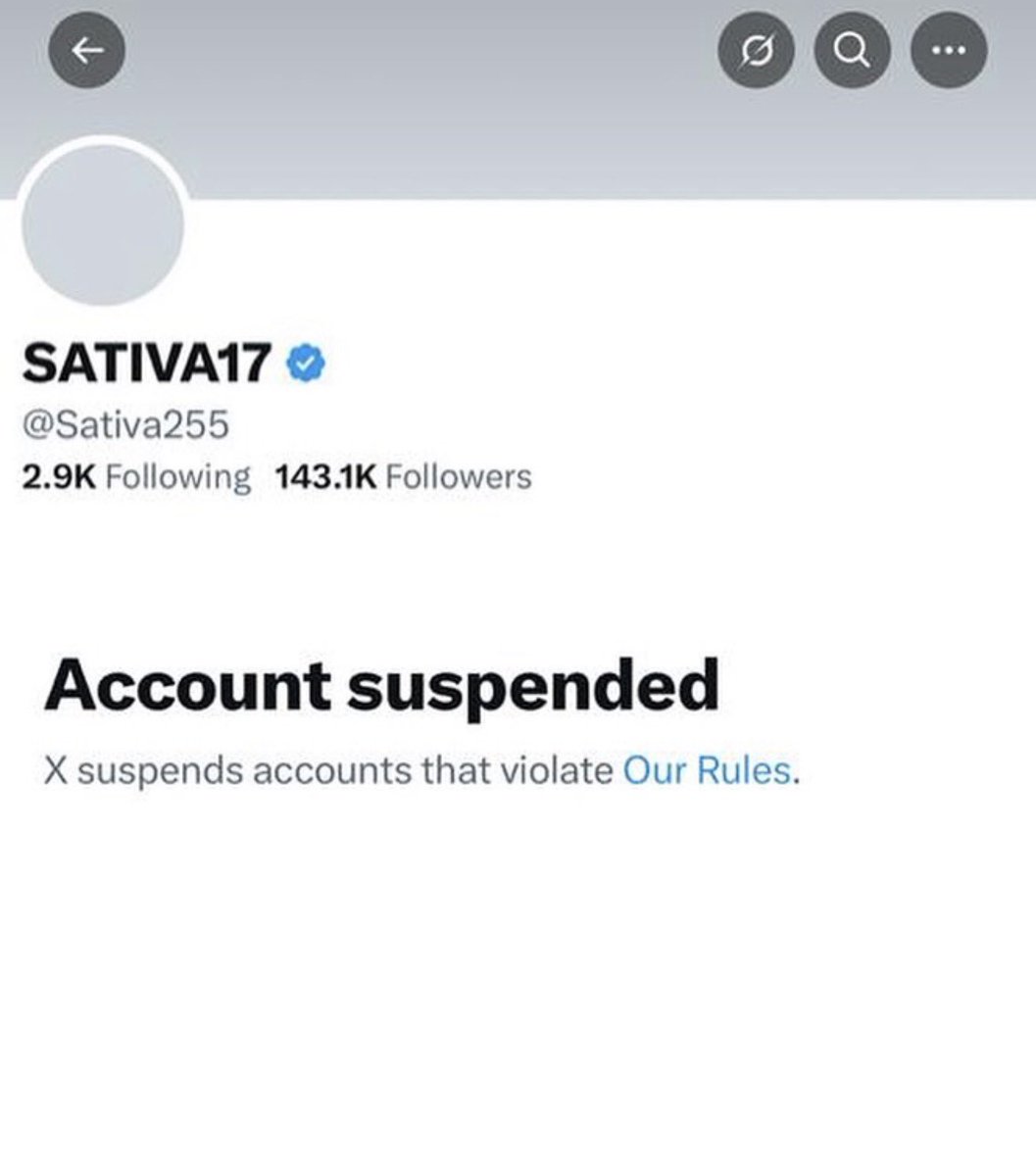 ✊We demand justice!
Tag <a href="/elonmusk/">Elon Musk</a> <a href="/Support/">Support</a> and tell them to #UnsuspendSativa255.
143K voices silenced. He is a human rights defender. Bring back his voice NOW!
#FreedomOfSpeech #BringBackSativa