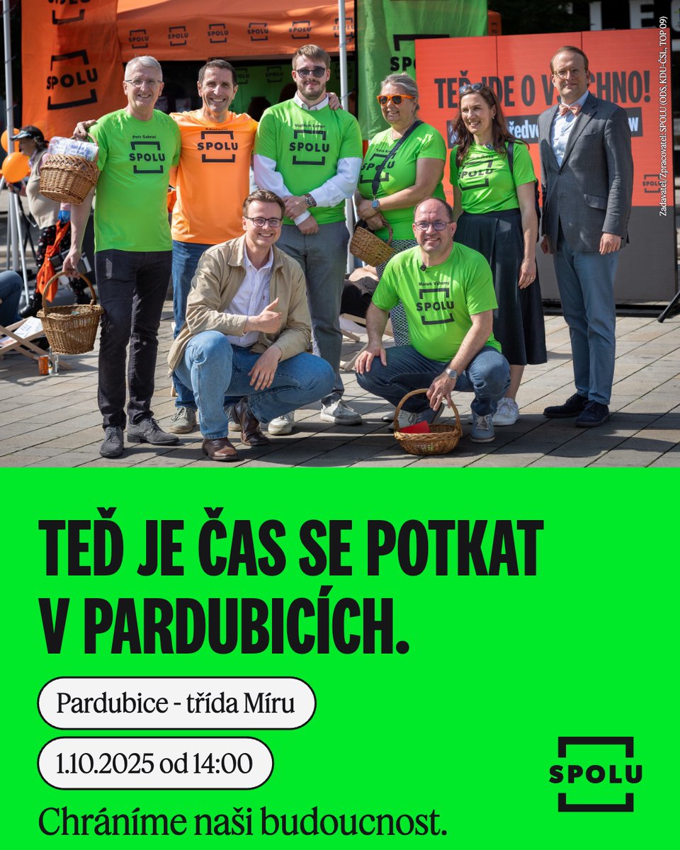 karel_haas's tweet photo. ✅1.10. od 7.00 hod.🕖 v Chrudimi na náměstí + od 14.00 hod.🕑 v Pardubicích na třídě Míru
✅2.10. od 13.00 hod.🕐 v Poličce na náměstí 
#ODS #SPOLU #MeziLidmi #Diskuse #Volby2025 #Vítězství
@ODScz @SpoluKoalice https://t.co/LrmYyHoFTP