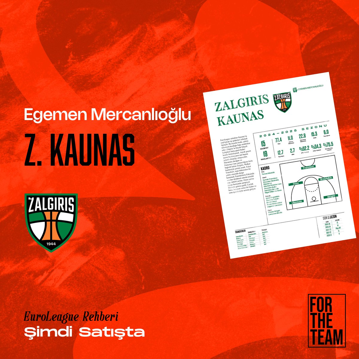 ForTheTeamDergi's tweet photo. 🟢 Salon atmosferi
🌟 Yıldız Oyuncu: Sylvain Francisco
🤔 Yerlilerden alınacak katkı

✍️ @EMercanlioglu, Zalgiris Kaunas'ı değerlendirdi.

🏀 124sayfalık EuroLeague Rehberi'ni satın almak için: https://t.co/9hIycEIcxd https://t.co/TLo40BgV5Y