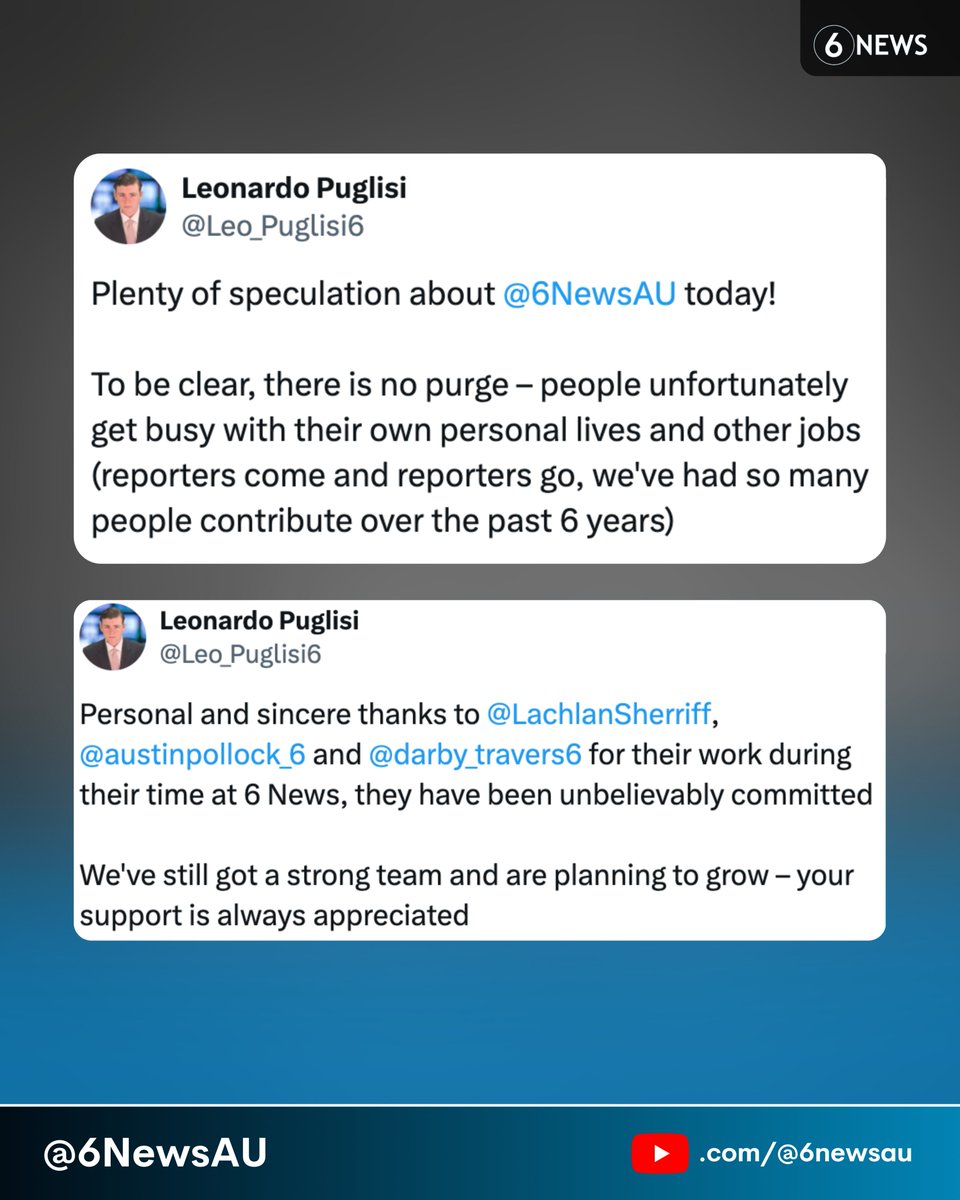 6 News Australia tweet media