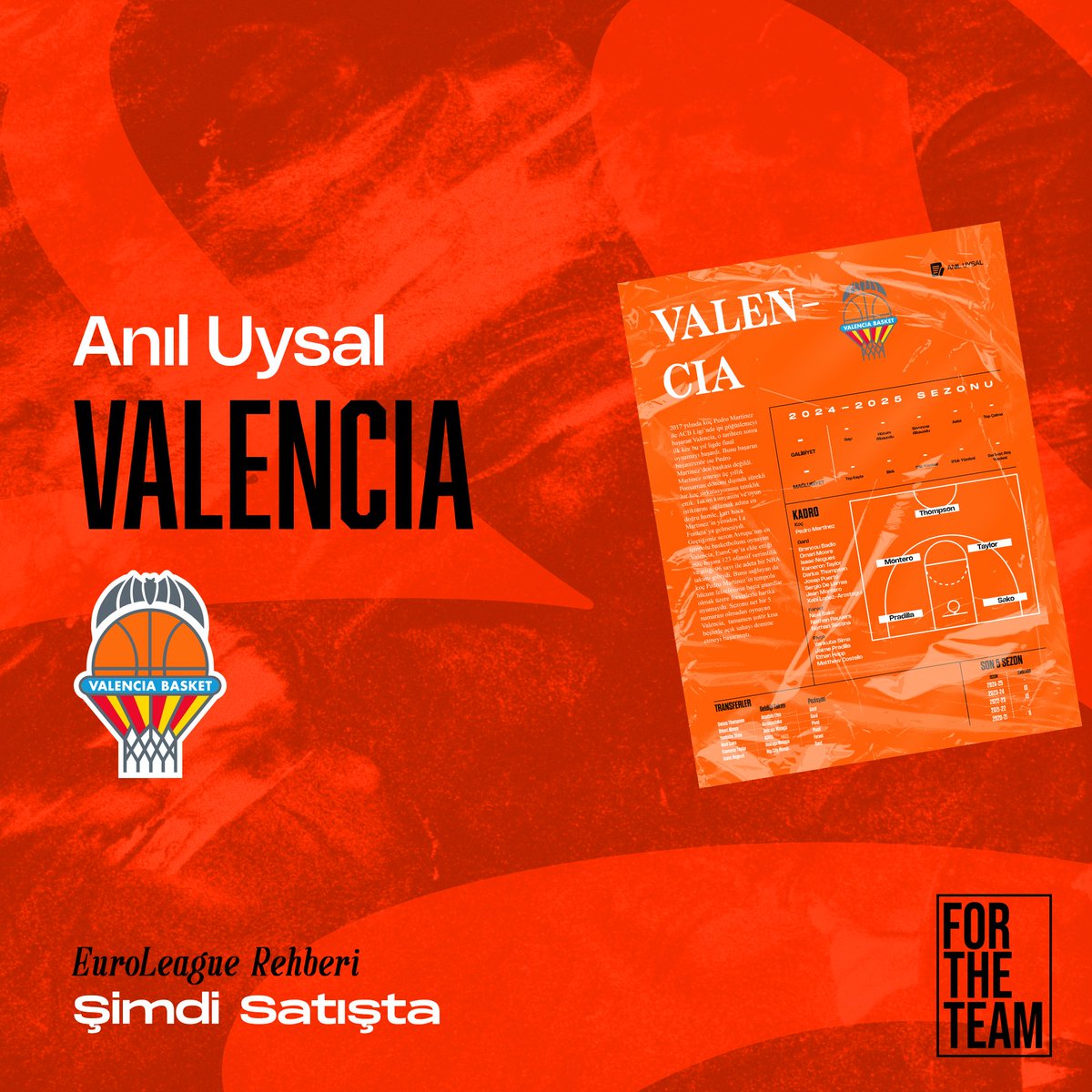 ForTheTeamDergi's tweet photo. 🌟 Yıldız Oyuncu: Jean Montero
🧣 Koç Pedro Martinez'in etkisi
🤔 Savunma zaafları

✍️ @anilevicius, Valencia'yı değerlendirdi.

🏀 124sayfalık EuroLeague Rehberi'ni satın almak için: https://t.co/9hIycEHEHF https://t.co/ggFTh3k7iR