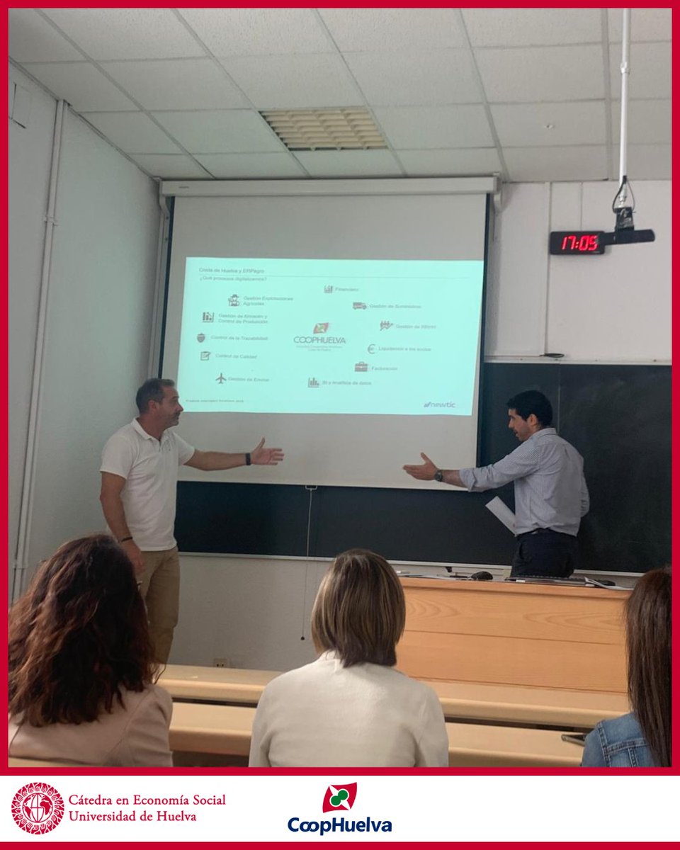 📸 SCA Costa de Huelva participó en el curso “Transformación Digital en las Entidades de Economía Social”, celebrado en la Universidad de Huelva.

Costa de Huelva fue invitada como entidad social que aplica tecnología en su día a día, y decidió incorporar la visión de Newtic.