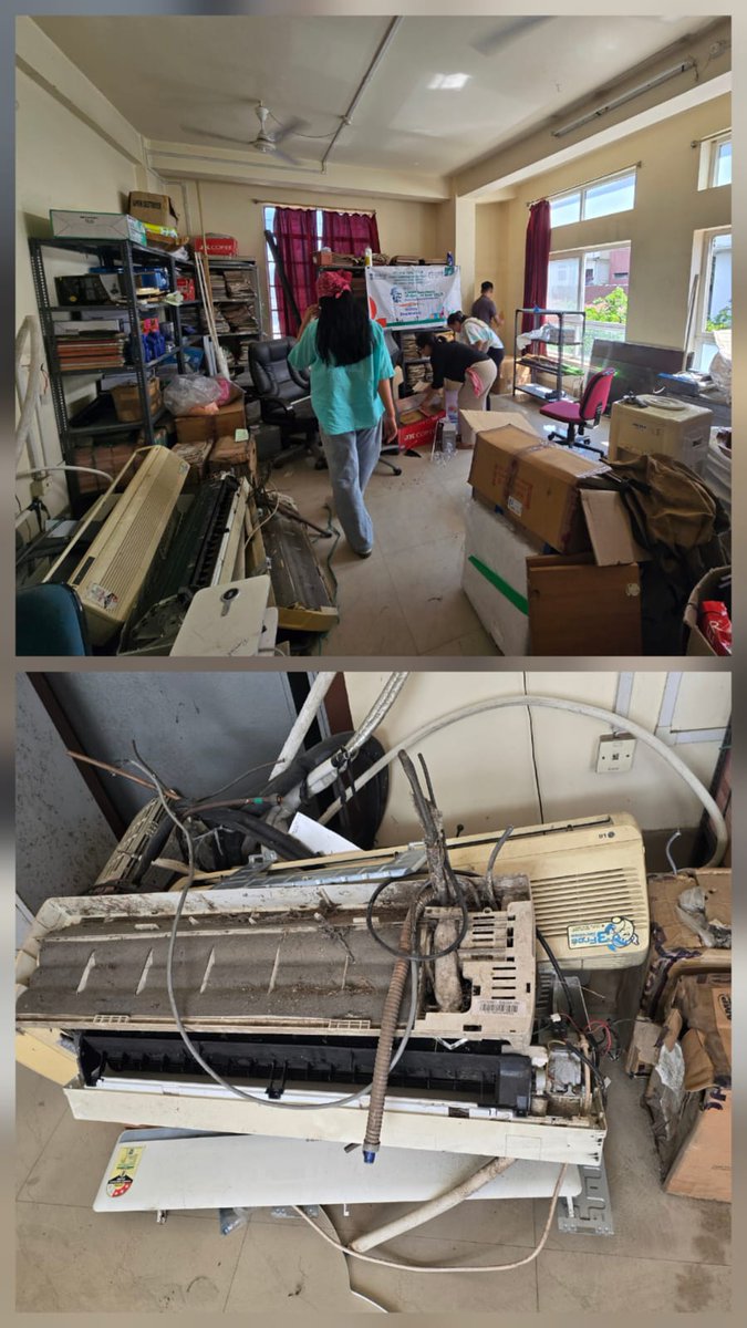 "Identification of scrap and e-waste was carried out at FCI Regional Office, Dimapur in commemoration of Special Campaign 5.0.
<a href="/FCI_India/">Food Corporation of India</a> <a href="/fci_ne/">Food Corporation of India, Zonal Office(NE)</a> 
#SpecialCampaign5_0