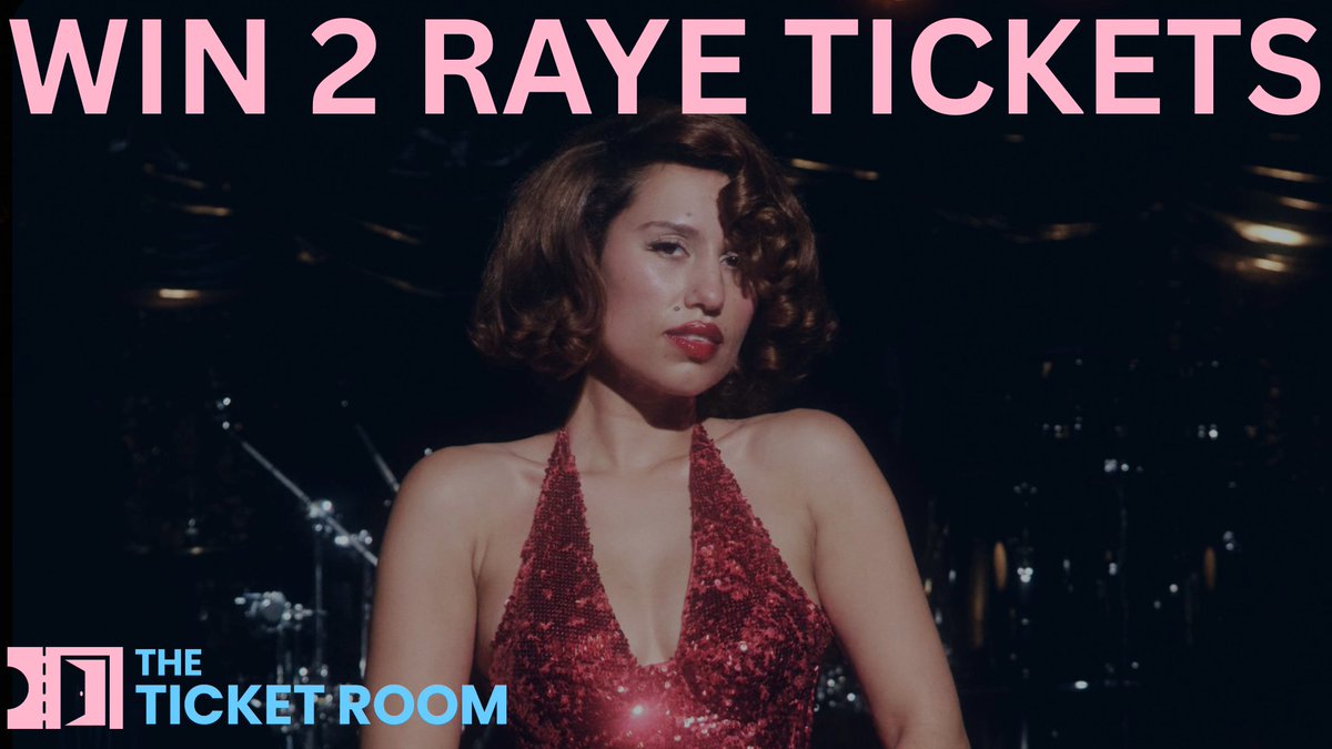 🎉 GIVEAWAY TIME! 🎶
We’re giving away 2x tickets to see RAYE live at The O2, London – and YOU could be the lucky winner! 🌟

✨ How to enter:
1️⃣ Like this post ❤️
2️⃣ Retweet 🔁
3️⃣ Tag the friend you’d bring 🙌

📍 The O2, London
📅 Sunday March 1st 2026

Winner will be announced