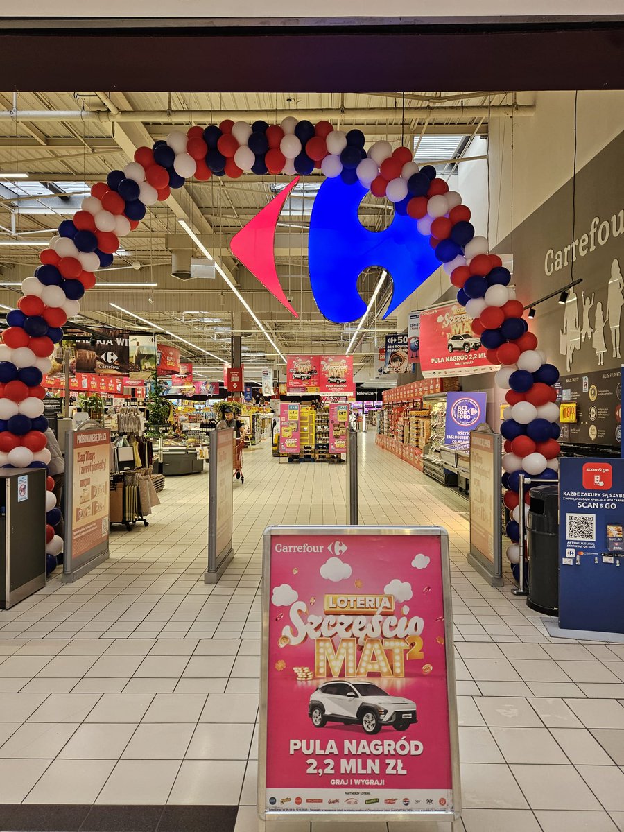 #NEWS:
Rozpoczynamy świętowanie naszych 28 #urodzin i ruszamy z ogólnopolską loterią urodzinową #CarrefourPolska pod nazwą #SzczęcioMAT2! W jej ramach rozdamy naszym klientom blisko 330 tysięcy nagród, w tym np. samochód, sprzęt AGD czy karty podarunkowe na zakupy. Zapraszamy!
