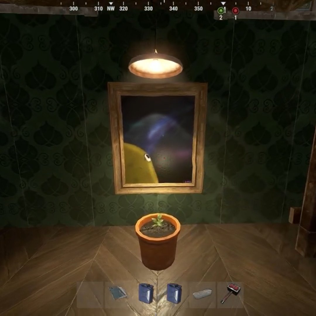 _eriyuh's tweet image. r!Ledoo putting the perfect kartoffel and the painting in his hangout spot im gonna lose it all T-T